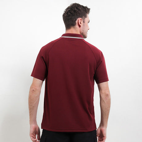Hush Puppies Pakaian Pria Polo Kennedy In Maroon