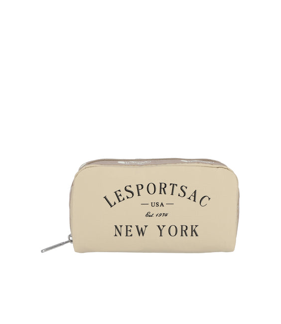 LeSportsac Aksesoris Wanita Rectangular Cosmetic In Natural Logo Cosm