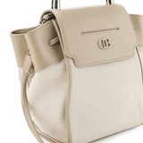 Camila Top Handle Bag In Beige