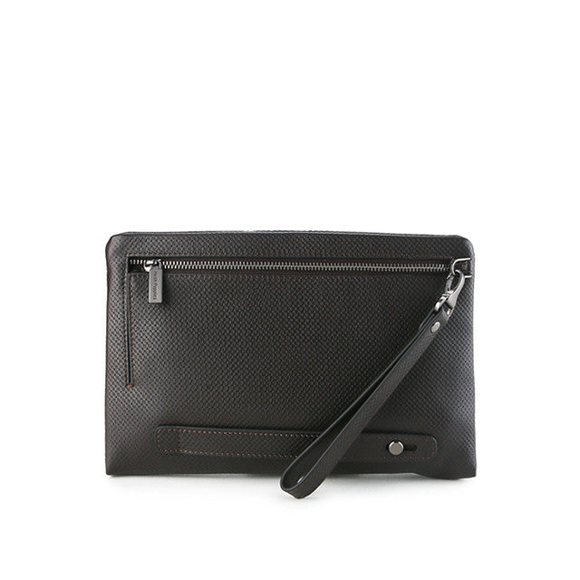 Hush Puppies Tas Pria Kenneth Clutch In Chocolate