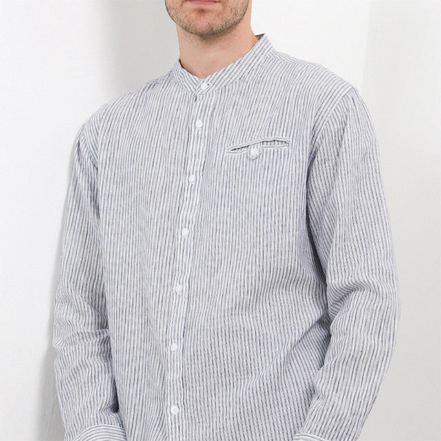 Hush Puppies Pakaian Pria Shirt Safron In Navy