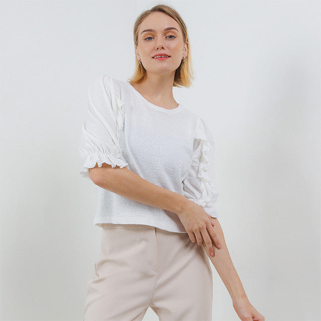 Hush Puppies Pakaian Wanita Others Dc Nadila In White