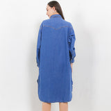 Hush Puppies Pakaian Wanita Dress Drisen In Blue