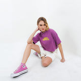 Hush Puppies Pakaian Wanita T Shirt Prapa In Lilac