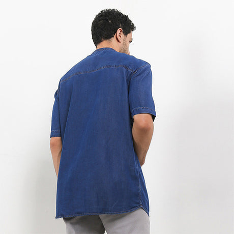 Obermain Pakaian Pria Shirt Baldwin In Blue
