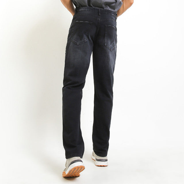 Hush Puppies Pakaian Pria Denim Tail In Black