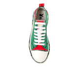 Playboy Sepatu Sneaker Wanita Hefnerio (Low Cut) In Green/Red