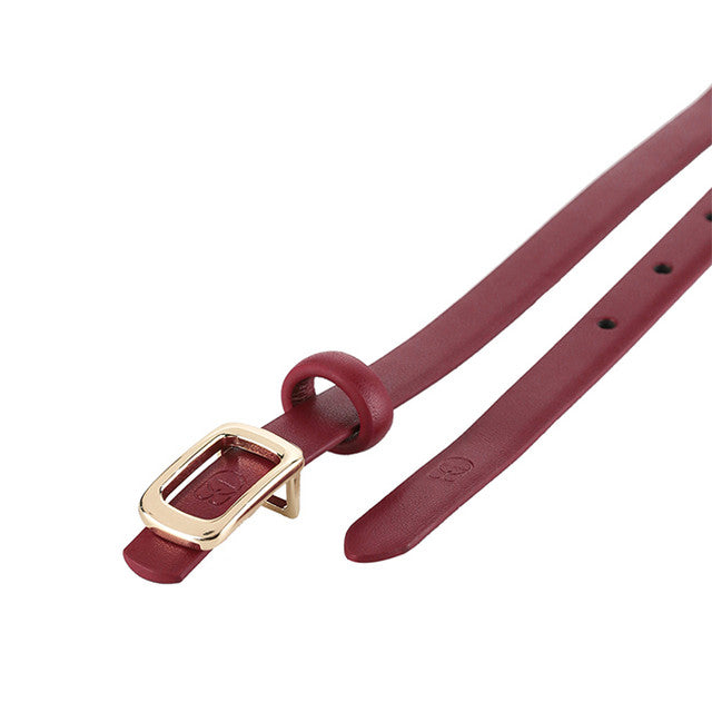 Obermain Accessories Wanita Pin Clip Anna Ladies Leather Pin In Red 38