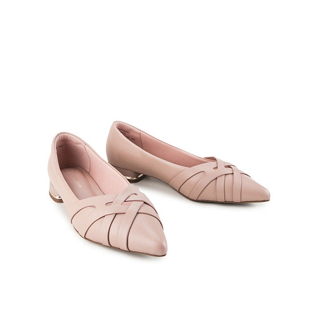 Hush Puppies Sepatu Wanita Ballerina Dakota In Nude Pink
