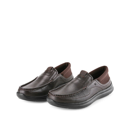 Hush Puppies Sepatu Pria Jettro Slip On In Coffe