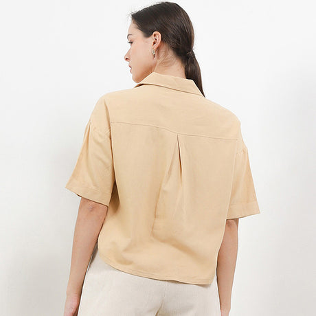 Hush Puppies Pakaian Wanita Shirt Lupita In Khaki