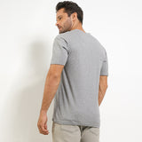 Obermain Pakaian Pria T Shirt Viola In Grey