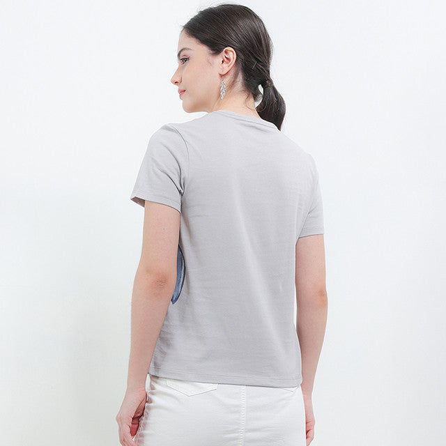 Hush Puppies Pakaian Wanita T Shirt Hh Erbe In Grey