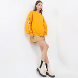 Hush Puppies Pakaian Wanita Hoodie Marima In Mustard