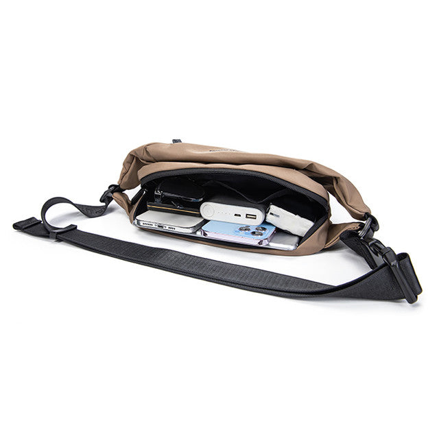Hush Puppies Bags Pria Manhattan Waist Bag In Taupe