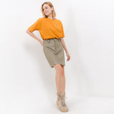 Hush Puppies Pakaian Wanita T Shirt Eilish 3 In Mustard