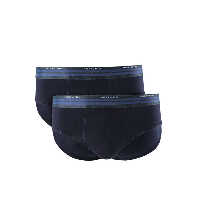Hush Puppies Pakaian Pria Ctn2 Brief In Navy