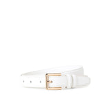 Amber Ladies Leather Pin In White