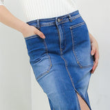 Hush Puppies Pakaian Wanita Skirt Emaline In Blue