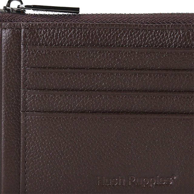 Hush Puppies Aksesoris Pria Jamison Card Holder In Chocolate