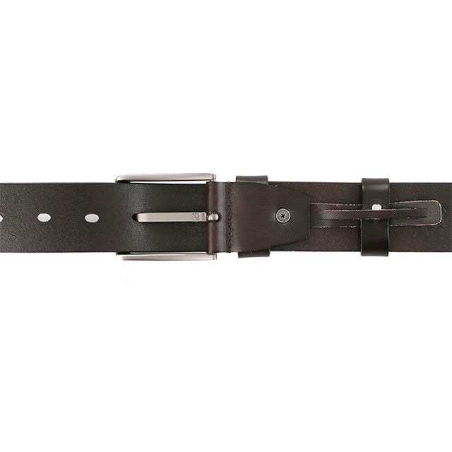 Obermain Accessories Pria Belt German Pin Casual In Dark Brown 44