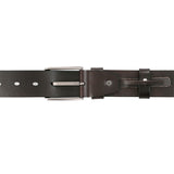 Obermain Accessories Pria Belt German Pin Casual In Dark Brown 44