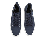Hush Puppies Sepatu Pria Dawson Laces Boots In Navy