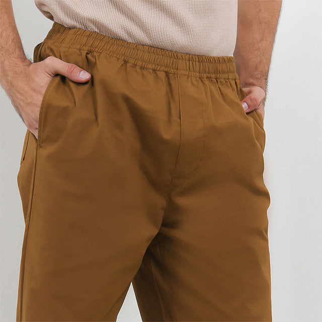 Hush Puppies Pakaian Pria Pants Batata In Camel