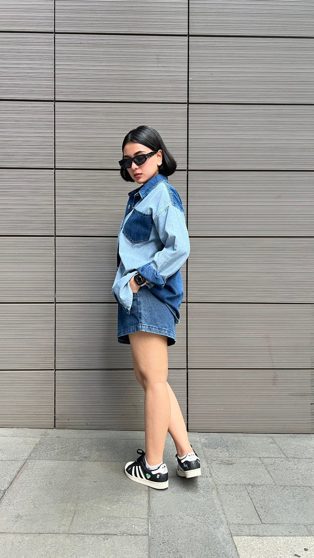 Maisa 2 - Tone Denim Shirts