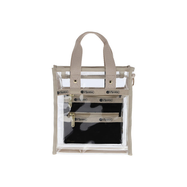 ■LeSportsac■CLEAR MINI TOTE LeSportsac Tas Wanita Tote bag Clear Mini N/S Tote In Clear