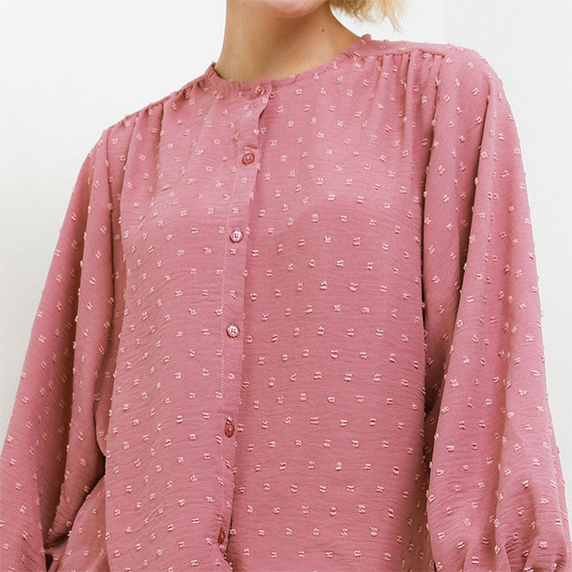 Hush Puppies Pakaian Wanita Blouse Alca In Dusty Pink