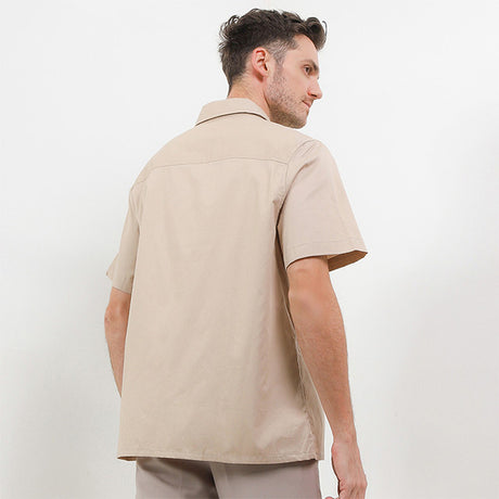 Obermain Pakaian Pria Shirt Buster In Beige