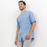 Obermain Pakaian Pria Shirt Baldwin In Light Blue