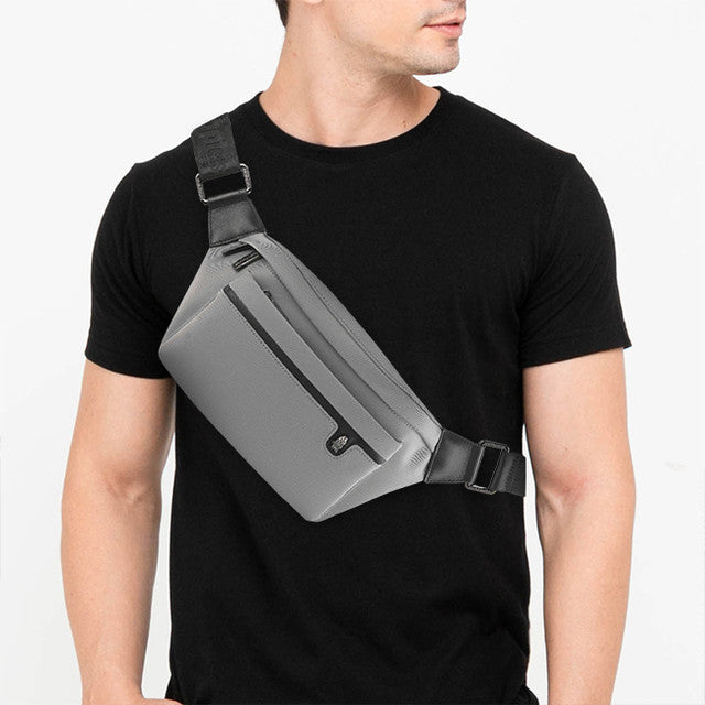 Hush Puppies Tas Pria Kelvin Waist Bag In Grey