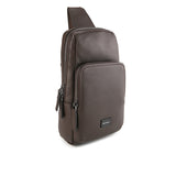 Hush Puppies Tas Pria Madison Chest Bag In Dark Brown