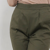 Hush Puppies Pakaian Wanita Slim Fit Gracier In Olive
