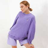 Hush Puppies Pakaian Wanita Sweater Flounder In Lavender