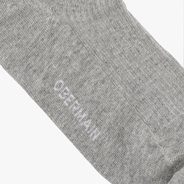 A-Ob Liner Sock In White / Dk Gray / Gray