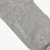 A-Ob Liner Sock In White / Dk Gray / Gray