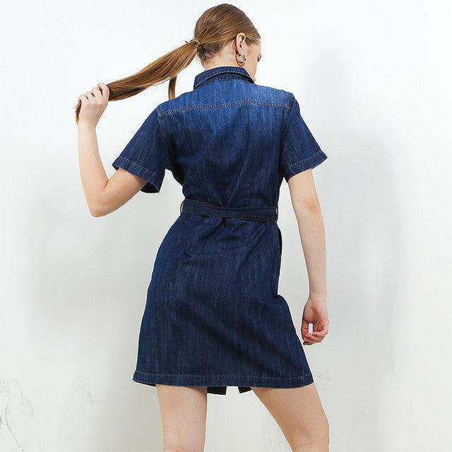 Hush Puppies Pakaian Wanita Dress Womina In Blue