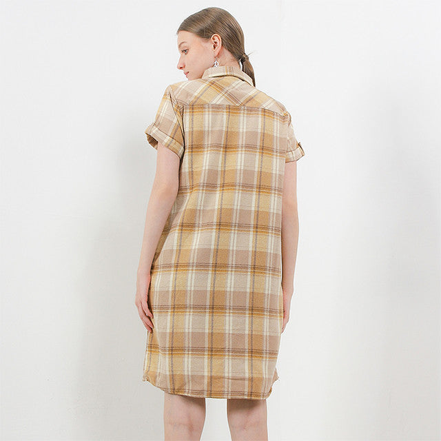 Hush Puppies Pakaian Wanita Dress Jolita In Khaki – 9to9 Indonesia