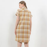 Hush Puppies Pakaian Wanita Dress Jolita In Khaki