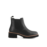 Hush Puppies Sepatu Wanita Others Amelia Chelsea In Bold Black Leather