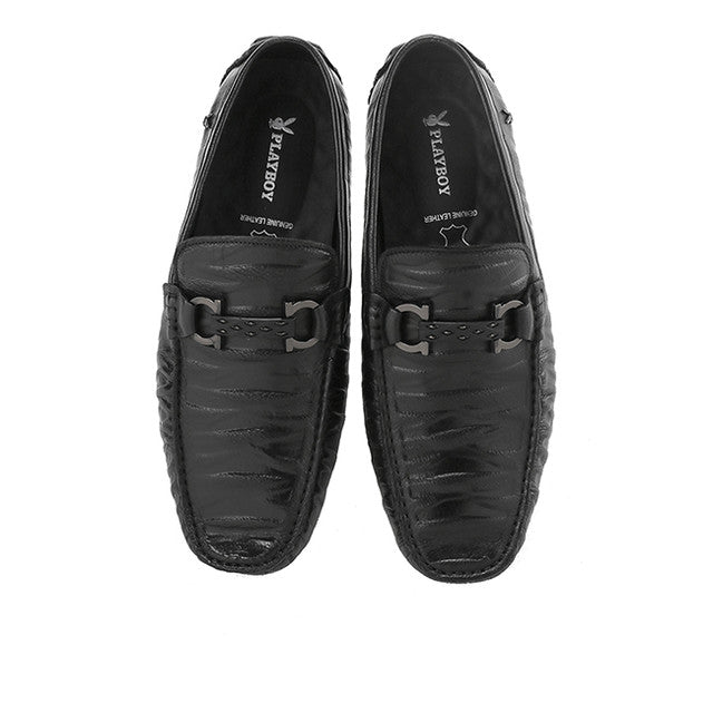 Playboy Sepatu Pria Loafers Freedy In Black