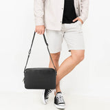 Alfred Messenger Bag - L  In Black