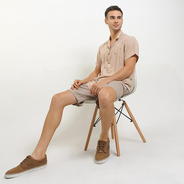 Hush Puppies Pakaian Pria Others Bene 2 In Medium Beige