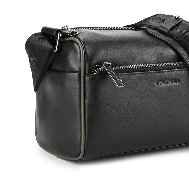 Obermain Bags Pria Sling Bag Bruno Sling Bag In Black  L