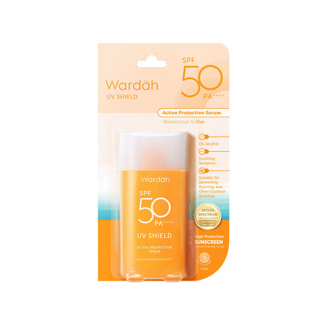 Wardah Uv Shield Active Protection Serum Spf 50 35 Ml
