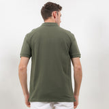 Hush Puppies Pakaian Pria Polo Bsc Tangelo In Olive