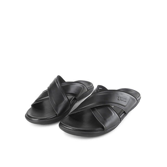Hush Puppies Sandal Pria Slide Snap Cross In Black